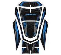 ZWBHNB Protector de calcomanías Pegatinas Tanque Combustible Motocicleta para H&Onda Pcx 125 150 160 2021-2024, Pegatinas Almohadillas Tanque, Calcomanía Antideslizante Scooter(Azul)