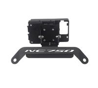 ZWBHNB Soporte para Teléfono Móvil De Motocicleta con GPS para H&Onda NC750D, NC 750D, Integra, NC 750 D Y NC750. Soporte Navegación Teléfono(Negro 1)
