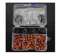 ZWBHNB Tornillos El Carenado del Parabrisas De Motocicleta para XRV750 Africa Twin 1990-2003 RD04/RD07/RD07A Kit Completo Y Tuercas Aluminio CNC Kit Completo De Tornillos Carenado(Naranja)