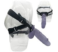 ZWBHSH 7 cm Super Grueso Anal Dildo Female Silicona Correa Ajustable en la Correa en Dildo BDSM Toys Erotic Sex Toys Vagina Anal Strapon Dildo Masturbator para Hombres, Parejas, Lesbianas,Azul