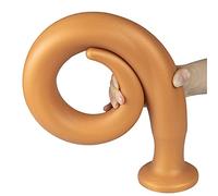 ZWBHSH Super Long Anal Plug Anal Dildo Soft Silicone Butt Plug para Principiantes Y Jugadores Experimentados Masturbator Sex Toys Vaginal Anus Dilator with Suction Cup Gay Prostate Massager,L