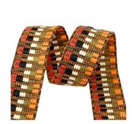 ZWCSHUU Adorno jacquard Cinta de jacquard 38 mm, 1/2/3/4/5 yardas, for hombro, lona, cinturón, bolso, equipaje, banda al bies, accesorios costura for prendas(Color 3,5Yards)