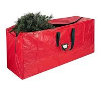 ZWCSHUU Bolsa de Almacenamiento para Cojines Jardín Bolsa de Almacenamiento Duradera y Resistente for artículos Vacaciones(Red,122x34x51CM)