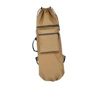 ZWCSHUU Bolsa para Monopatín Mochila Oxford for patineta con asa, Bolso de Hombro, Resistente al Agua, portátil, Funda Transporte for Longboard(Khaki)