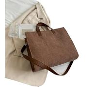 ZWCSHUU Bolso de mano pana vintage for mujer, tipo bandolera, gran capacidad Bolso De Pana(Coffee)