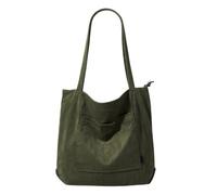 ZWCSHUU Bolso de pana for mujer, bolso compras, lona reutilizable, hombro, bolsos escolares Bolso De Pana(Color 6)