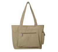 ZWCSHUU Bolso de pana for mujer, bolso compras, lona reutilizable, hombro, mano, gran capacidad for estudiantes universitarios Bolso De Pana(Khaki)