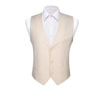 ZWCSHUU Chaleco Hombre Vestir Chaleco for hombre 20 colores Seda Sólido Slim Fit Chaqueta sin mangas(2427,5XL)