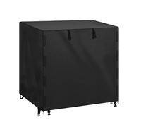 ZWCSHUU Funda for leñero, Impermeable, de 4 pies, for Exteriores, con Cremallera, for Patio Cubierta Leñera(122x60x104CM)