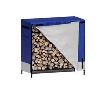 ZWCSHUU Funda for leños Funda Impermeable for leños Funda Resistente for leños Funda for leños for Exteriores Cubierta Leñera(Blue Grey,152X57X106cm)