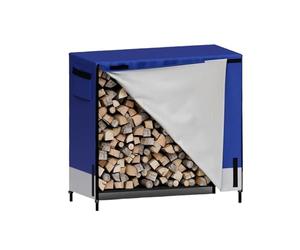 ZWCSHUU Funda for leños Funda Impermeable for leños Funda Resistente for leños Funda for leños for Exteriores Cubierta Leñera(Blue Grey,152X57X106cm)