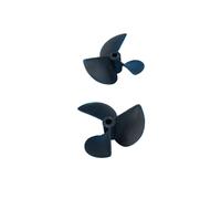 ZWCSHUU Hélice de Barco Hélices de 3 Palas for Barco con Eje mm, 4 y,8 Remos plástico for(D35 Positive Reverse)