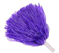 ZWCSHUU Pompones De Porristas Partido Deportivo de Baile y decorador conciertos vocales Pompones Flores Que animan porristas(Purple)