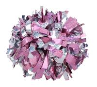ZWCSHUU Pompones De Porristas Pompones con Mango de bastón Animadora, Accesorios Baile for Mujeres y niñas(Color 21,8 Inch)