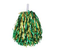 ZWCSHUU Pompones De Porristas Pompones de plástico con Doble Agujero for Animadora, Suministros Deportivos for Club, decorador Fiesta Baile, 25cm, 1 ud(Color9)