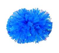 ZWCSHUU Pompones De Porristas Pompones de plástico for porristas, Accesorios reabastecimiento Combustible for niñas, Mango bastón Que no se decoloran, 2 uds(Blue,30cm)