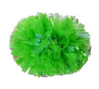 ZWCSHUU Pompones De Porristas Pompones de plástico for porristas, Accesorios reabastecimiento Combustible for niñas, Mango bastón Que no se decoloran, 2 uds(Green,30cm)