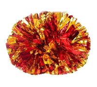 ZWCSHUU Pompones De Porristas Pompones de porristas con Mango Colorido, Bolas Grandes animación, Accesorios Pompones Baile a Mano for Mujeres y niñas(Color21)