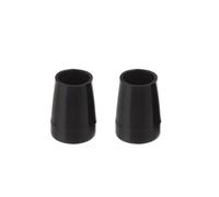 ZWCSHUU Protector De TalóN Silencer 1 par de Protectores talón, Tapas Protectoras tacón Alto Antideslizantes Forma Redonda, silenciador a Prueba Golpes, Accesorios(Black-XS)
