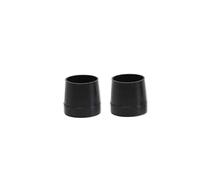 ZWCSHUU Protector De TalóN Silencer Cubierta de tacón Antideslizante for Mujer, Cubierta Protectora Redonda Tacones Altos, Material TPU/PVC(L-Black)