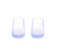 ZWCSHUU Protector De TalóN Silencer Protector de talón silenciador for Mujer, Cubierta Protectora Tacones Altos, Forma Redonda, Antideslizante, usable, Accesorios a Prueba Golpes(Transparent-S)