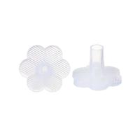 ZWCSHUU Protector De TalóN Silencer Protector de talón silenciador for Mujer, Cubierta Protectora Tacones Altos, Forma Redonda, Antideslizante, usable, Accesorios a Prueba Golpes(Transparent-XS)