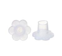 ZWCSHUU Protector De TalóN Silencer Útil usable Antideslizante Forma Redonda silenciador Protector de talón tacón Alto Cubierta Tapones(Transparent-L)