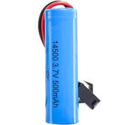 ZWDCVFGK 14500 3,7 v Sm-2p 500mah batería de Litio Recargable única celda de batería Recargable de Gran Capacidad