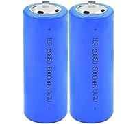 ZWDCVFGK 26650 batería de Litio 5000mah T6 Linterna Ligera Fuerte batería Recargable de 3,7 V batería de Jukebox,Azul
