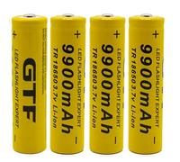 ZWDCVFGK Batería de Litio de 3,7 v, batería Recargable 9900mAh 18650 para Linterna, batería de Ventilador pequeña,B