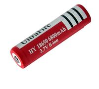 ZWDCVFGK Batería Recargable de 3,7 V 6800 Mah, batería de Iones de Litio Duradera de Alta Capacidad, para linternas LED Dispositivos electrónicos, 2 Piezas