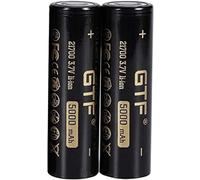 ZWDCVFGK Batería Recargable de Iones de Litio de 3,7 V, 5000 Mah, 2 Piezas 21700 para baterías, Linterna, Coche electrónico, batería de Cabeza Plana