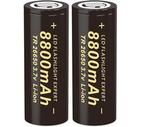 ZWDCVFGK La batería de 0,7 V y 8800 mAh es Adecuada, batería Recargable 26650, para Linterna Potente, Herramientas eléctricas y Juguetes, etc.