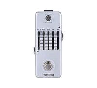 ZWEBY Pedal de Efectos de armonizador de Guitarra Efecto de Ecualizador de bajo Pedal de 5 Bandas Ecualización Cuerpo de aleación de Aluminio (Color : Gray, Size : 3.8 x 9.5x3.5cm)