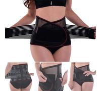 ZWEBY Talla Grande 3XL-5XL Soporte Lumbar Ajustable de Doble tracción para la Cintura Baja Cinturón Lumbar para aliviar el Dolor, diseño de Malla Transpirable Soporte Lumbar Ajustable (5XL)