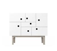 Zweed Aparador Peep C1 Blanco. roble pigmentado blanco