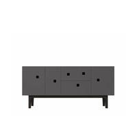 Zweed Mueble TV Peep M2 Slate grey. lacado negro