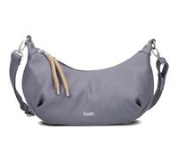 Zwei Moon Bag Lola LO70 - Bolso de hombro con correa ajustable, 2 compartimentos interiores de malla, llavero extraíble, versátil, azul, Mittelgroße