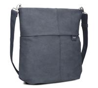 zwei bolso de bandolera M140 Nubuk-Blue