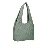 Zwei Bolso de la compra CLEO CL100 para mujer, 9 litros, ligero de nailon en estilo informal, bolsillo acolchado con cremallera y compartimentos interiores, fabricado en nailon reciclado, eucalipto