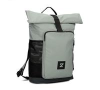 Zwei BONNY BOR180 Rolltop Backpack 15 - 19 litros, mochila ligera de nailon, impermeable, muchos compartimentos, compartimento para botellas, cordón, correas acolchadas, eucalipto., L, Casual