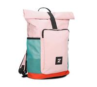 Zwei BONNY BOR180 Rolltop Backpack 15 - 19 litros, mochila ligera de nailon, impermeable, muchos compartimentos, compartimento para botellas, cordón, correas acolchadas, candy, L, Casual