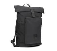 Zwei BONNY BOR180 Rolltop Backpack 15 - 19 litros, mochila ligera de nailon, impermeable, muchos compartimentos, compartimento para botellas, cordón, correas acolchadas, Negro, L, Casual