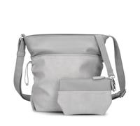 Zwei JANA J100 - Bolso bandolera para mujer (5 litros, correa ajustable, con fruncido lateral, piel sintética, incluye bolsa de cosmética)