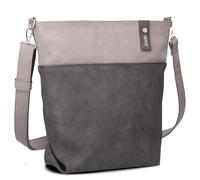 zwei Jana J12 - Bolso de hombro 33 cm (nubuk-stone)