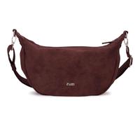 Zwei bolso bandolera Mademoiselle.M M70 Half-Moon Bag Nubuk - Bordeaux burdeos