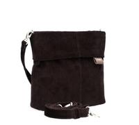 Zwei Mademoiselle.M M8 Crossbody Bag - Bolso bandolera de piel sintética con compartimento secreto y compartimento principal con cremallera, incluye bandolera corta y larga extraíble