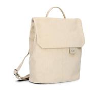 Zwei Mademoiselle.M MR8 - Mochila para mujer (4 L, piel sintética, cierre magnético, compartimento principal con cremallera, compartimento acolchado para tablet, acolchado en la espalda), crema de