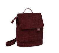 Zwei Mademoiselle.M MR8 - Mochila para mujer (4 L, piel sintética, cierre magnético, compartimento principal con cremallera, compartimento acolchado para tablet, acolchado en la espalda), Pana burdeos