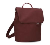 Zwei Mademoiselle.M MR8 - Mochila para mujer (4 L, piel sintética, cierre magnético, compartimento principal con cremallera, compartimento acolchado para tablet, acolchado en la espalda), berenjena